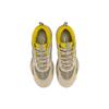 Li Ning Hu Xuan Synthetic Leather Fabric Casual Breathable Lightweight Low-Top Retro Basketball Shoes Men sneakers Gray Yellow AGBP015-4
