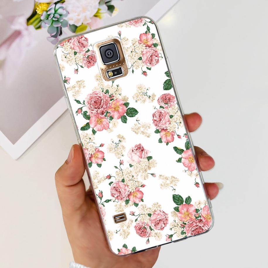 For Samsung Galaxy S5 Case G900F G900I i9600 S 5 Back Cover Cool Painted Soft Silicone Clear Phone Case For Samsung S5 Neo Coque