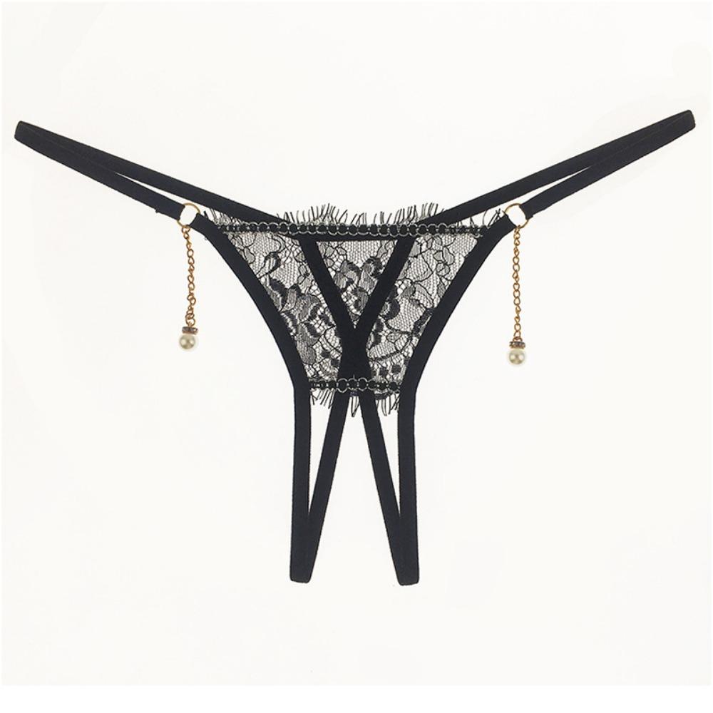 Sexy Panties Women's Lace Open Crotch Free Hot Thong Womens Exotic Panties