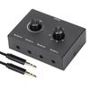 3.5mm Stereo Stereo Passive Switcher 1 In 4 Out 4 In 1 Out Manual Selector  For Speaker