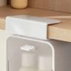 Bathroom Storage Rack Collapsible Storage Box Hanging Box Under The Cabinet Dust-proof Flip Cover Cosmetics Remover Cotton Swab