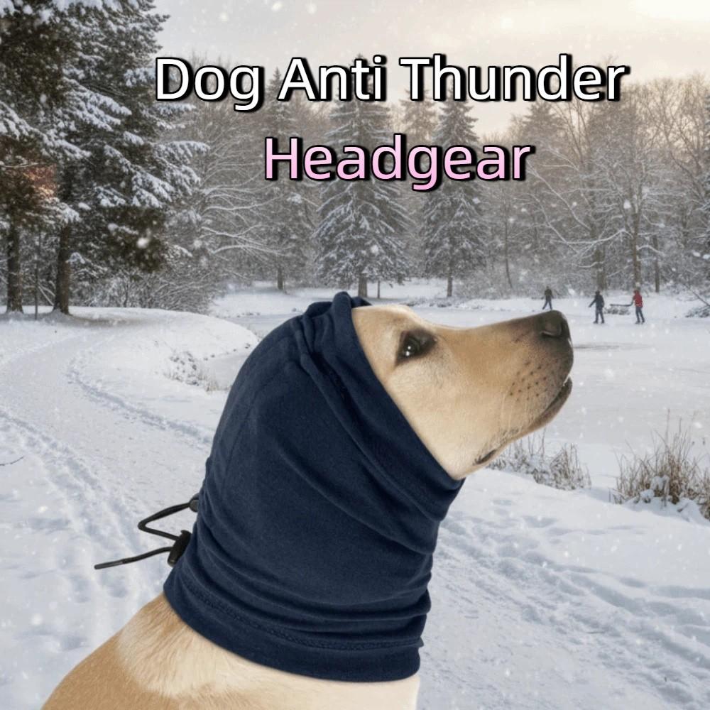 Anti Slip Dog Anti Thunder Headgear Anti Scare Anti Hematoma Dog Earmuffs Warm Comfort Noise Blocking Earmuffs Outdoor Use