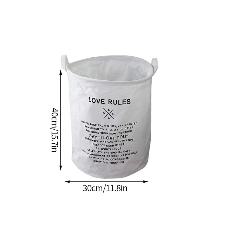 Foldable Laundry Basket Printed Storage Basket for Dirty Clothes Kid Toy Storage Bathroom Laundry Hamper Dirty Clothes Organizer