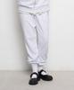 THE-ABON Unisex All-Weather Setup Jogger Pants White Melange