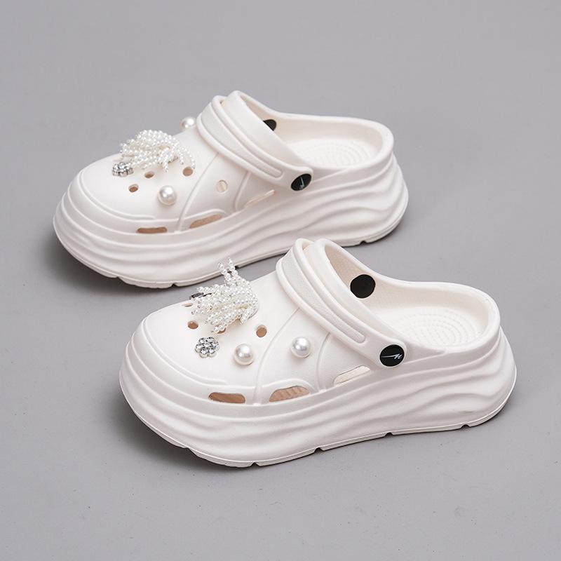 Cartoon soft bottom heightening slippers new