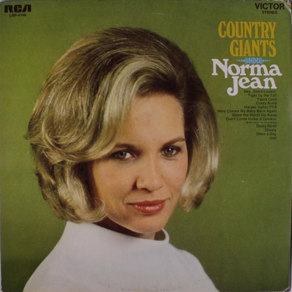 

LP Record NORMA JEAN - Country Giants LSP4146 RCA Victor 1969 US Folk Used