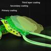 Frog Lures 2pcs Soft Tube Bait Plastic Fishing Lure With Hooks Top Water Soft 3D Eyes Artificial Wild Hanging Fishing Bait Tool