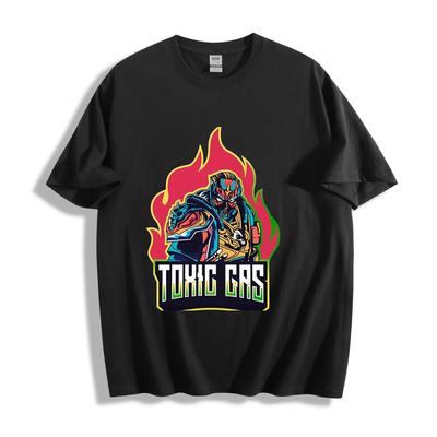 'Toksyczny Gaz' Odważna Koszulka Graficzna - Śmiały Streetwear Unisex