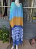 Rayon Printed Beach Cover-up Robe - Resort Casual Bikini Style 786
