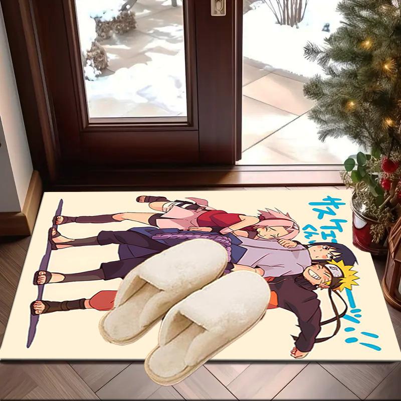 Ninja Team Adventures Carpet, Chair Rug,Rug for Office Bedroom Living Rooms, Doormat Decor Fan Gift Christmas Gift