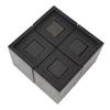 4PCS Sofa Risers Square 4in Porose Bed Lifts Furniture Risers for Fixing Small Pointy Feet Black