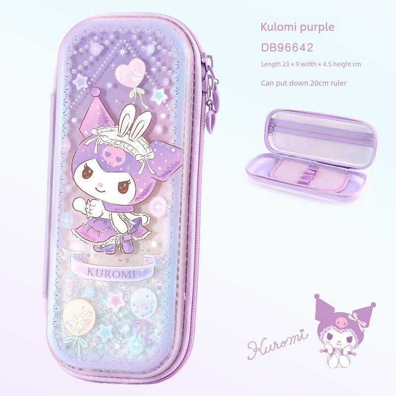 

Clow M Quicksand Girl Cinnamoroll Babycinnamoroll Grade One Pencil Case Kulomi purple