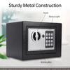 Home Safes Fireproof Waterproof Box + Document Bag with Coin Slot Keypad Digital Home Security for Documents Money Gold