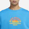 Nike Sweatshirts Men's Blue Crew Neck Moderate Regular DJ3025-446