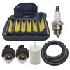 Air Fuel Filter Line Hose For Husqvarna 455 455E 455 Rancher 460 460 Rancher Chainsaw Spare Part Primer Bulb Spark Plug Kit