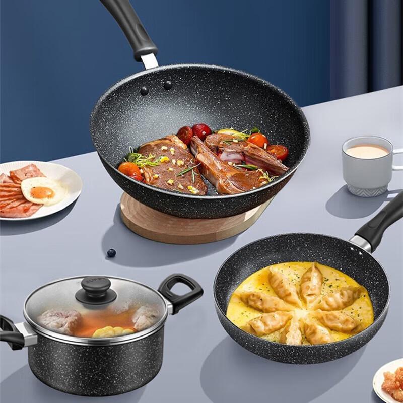 Supor Star Stone Antihaft-3-teiliges Kochgeschirrset