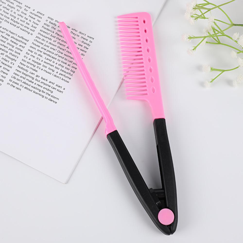 V-Shaped Straightening Hair Comb & Styling Tool