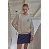Swagcart Crewneck Sweatshirt Women Cream