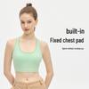 Merinowolle Damen Push-Up Yoga Tank Sport-BH
