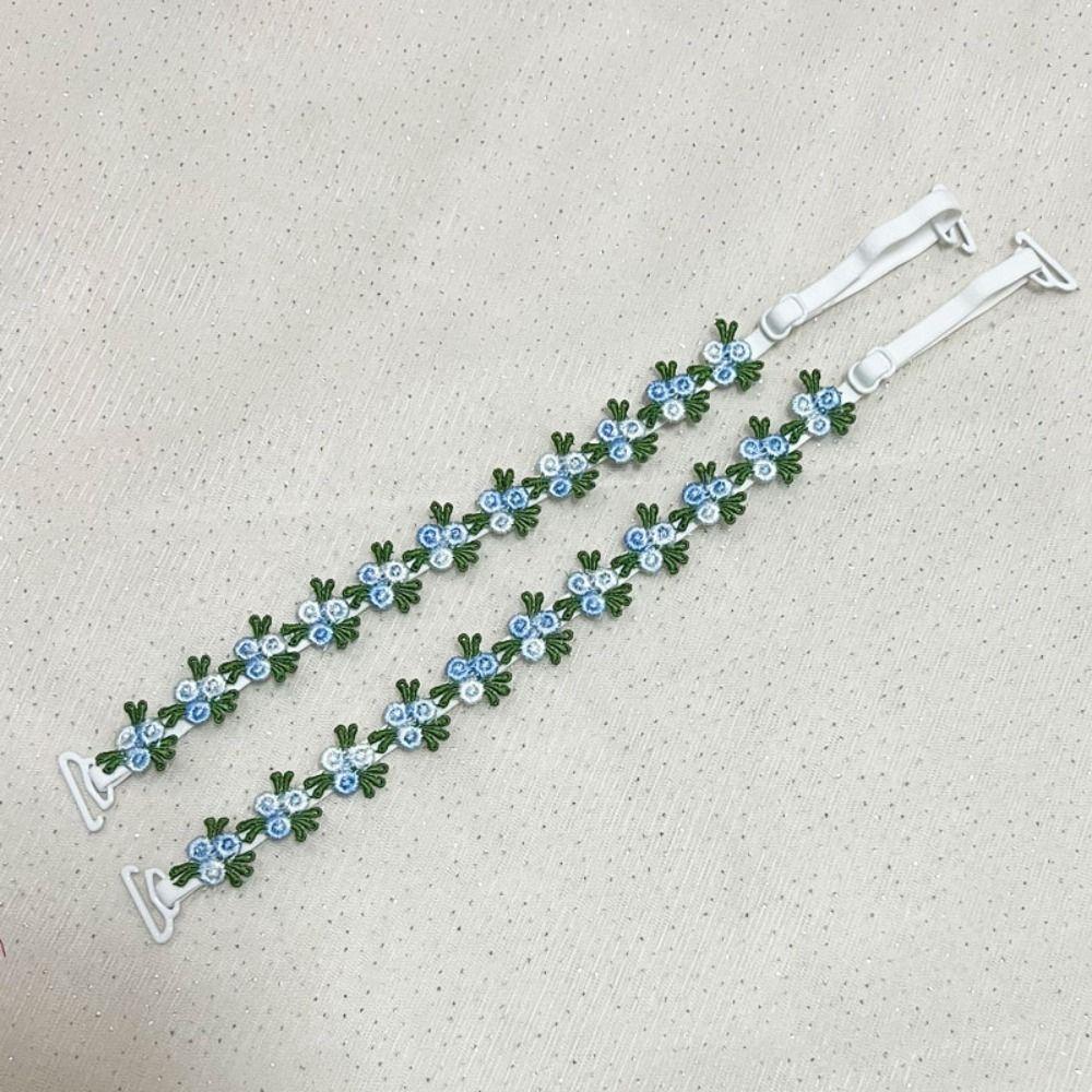Removable Floral Shoulder Belts Lace Bra Straps Replacement New Floral Bra Straps