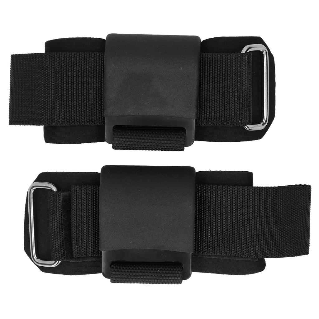 2pcs Fitness Weight Lifting Hook NonSlip PullUps Power Lifting Grips Wrist Straps