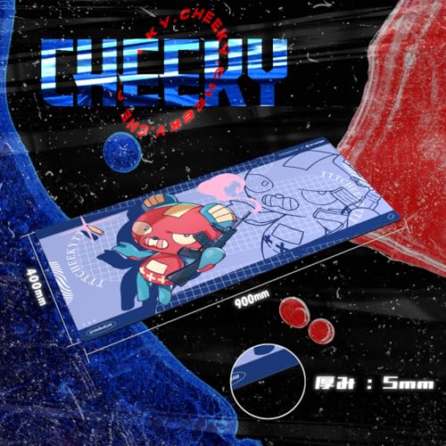 NEXT Controller Gaming Mouse Pad, Cheeky Model, Chikipad, Yoyoichi Design Model, Cheeky, Cloth Surface, XL Size, 900 X 400 X 5mm