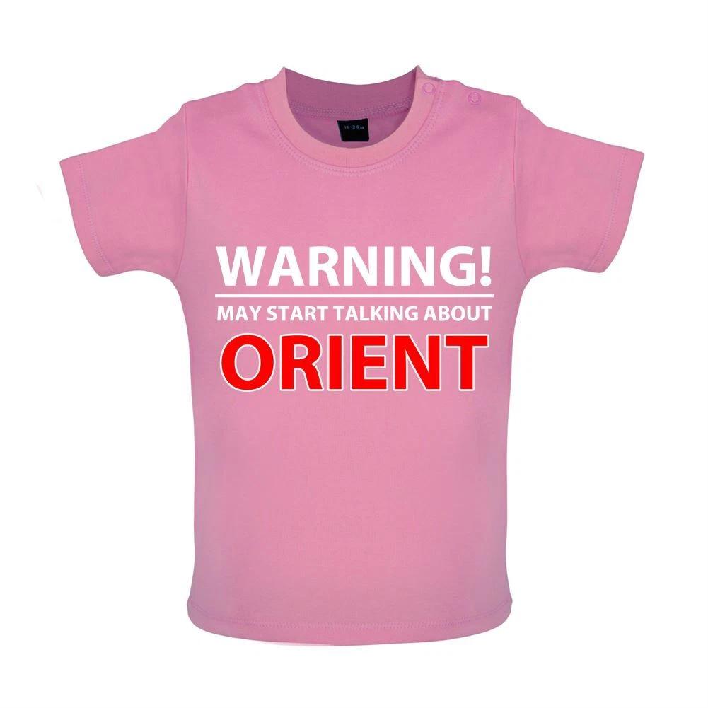 

Warning Talking Orient - Baby Kids Boys Girls Unisex T-Shirt / Babygrow - Football Love Team Fan Gift 160