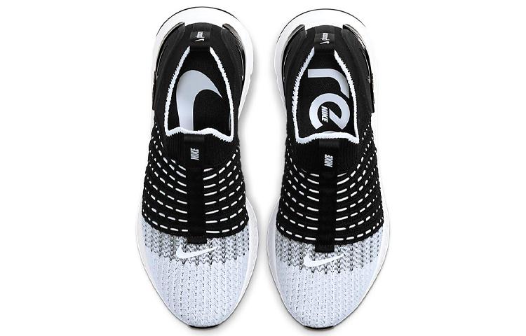 Nike React Phantom Run Flyknit 2 Black White Women's CJ0280-001