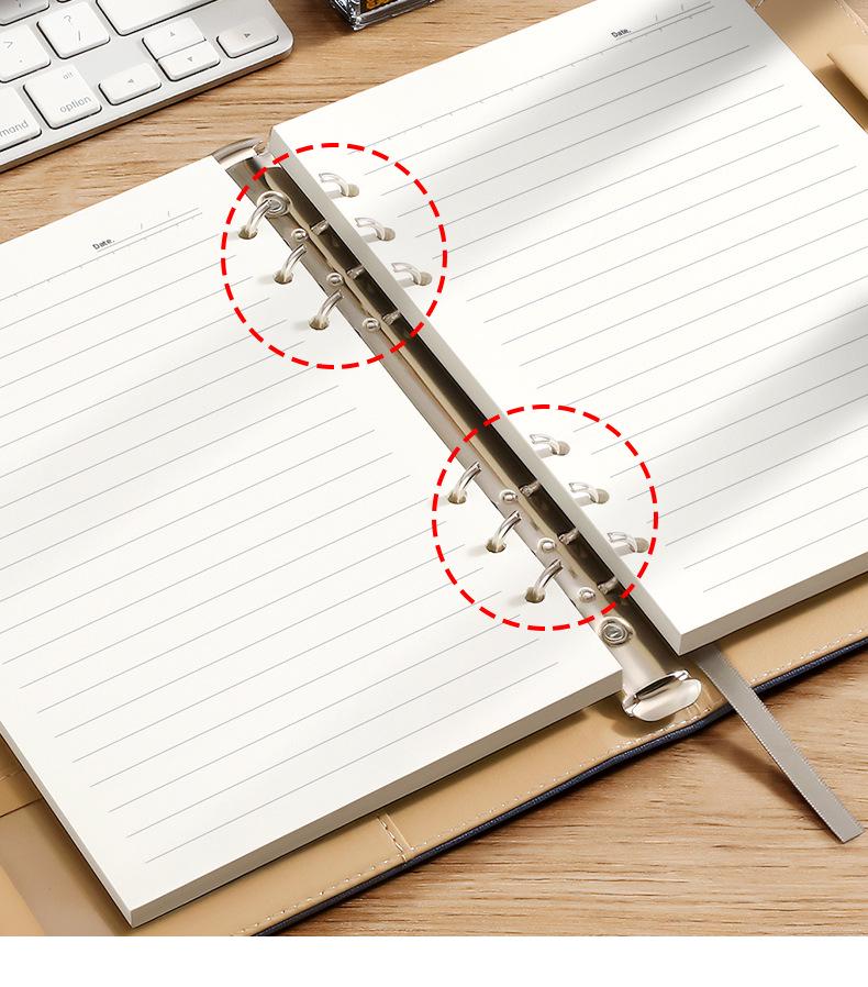 High-Value Detachable Business Loose-Leaf Notebook