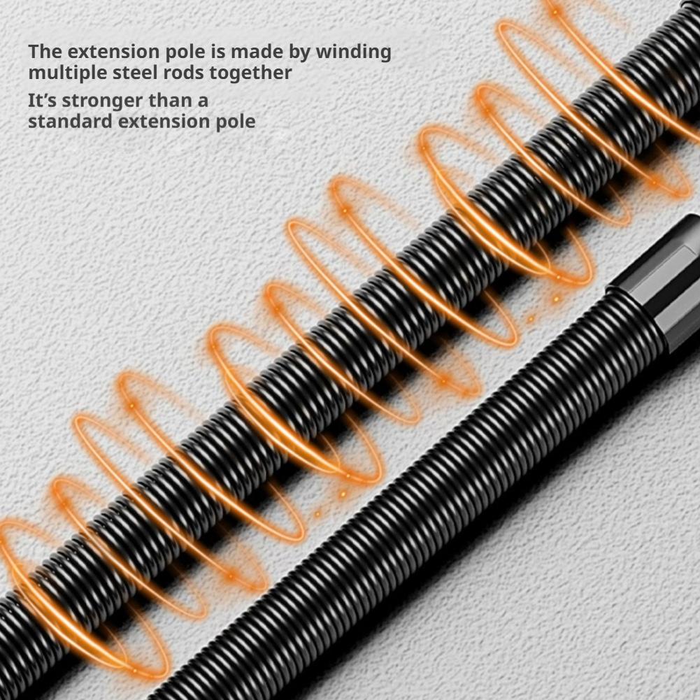 250mm/350mm Flexible Socket Ratchet Extended Wrench Connecting Rod 360-degree Free Rotation Connector Motor Repair Tool