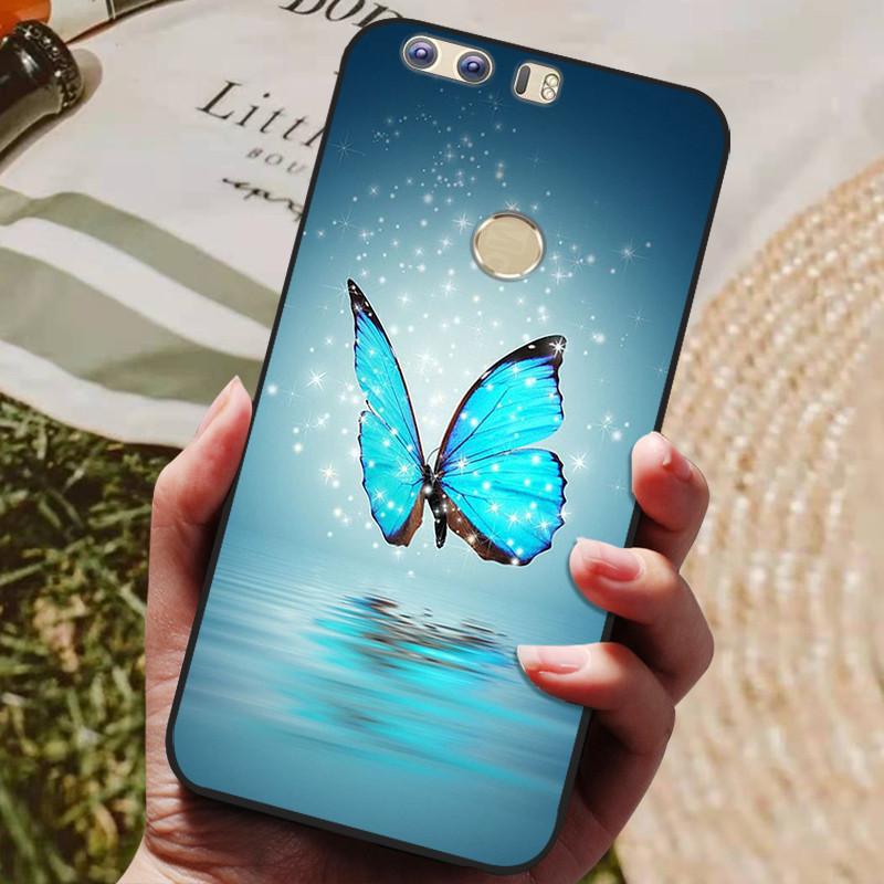 Pro Huawei Honor 8 5,2palcový kryt Silikonový zadní kryt Pouzdro na telefon pro Huawei Honor 8 Kryty Měkký nárazník coque Honor8 FRD-L19 Pouzdra