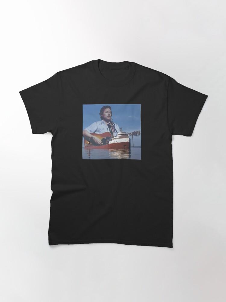 Gordon Lightfoot Gordon Lightfoot and Edmund Fitzgerald Classic T-Shirt