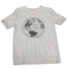 Adam Levine Brand World Tour 85 Globe T-Shirt M Banded Waist Crew Neck Off White Unisex T-Shirt