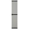 Storage Cabinet - vidaXL - 340985 - Grey/black - 3 Shelves - 34x40x168cm