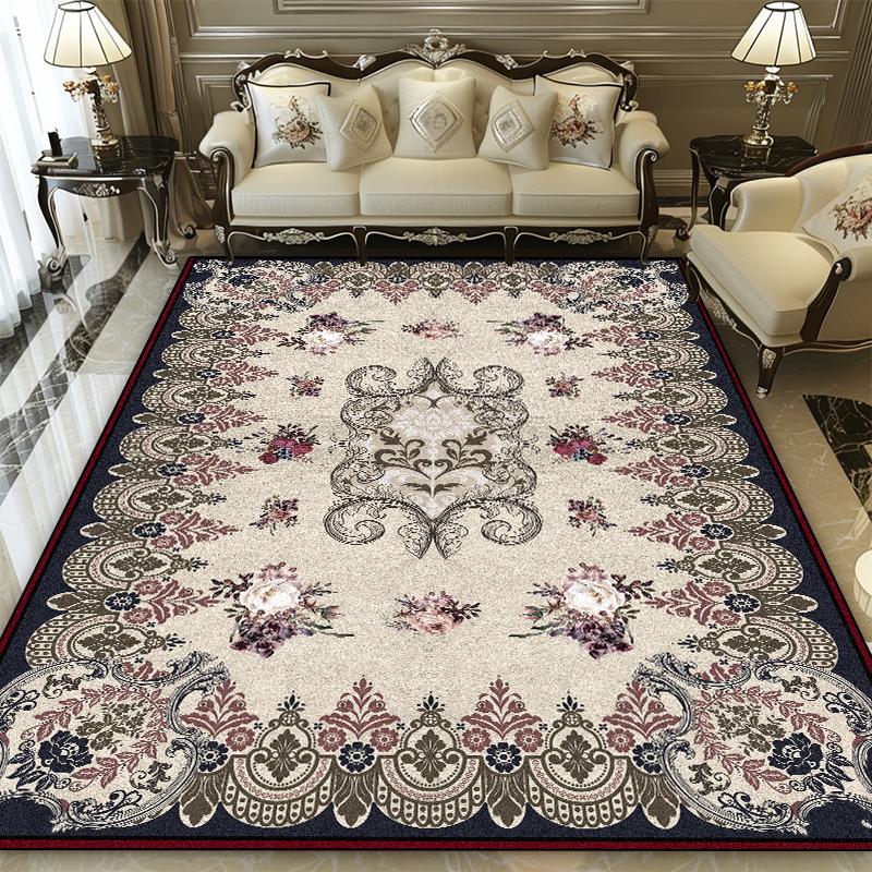 Chinese Style Tradition Carpet Living Room Printing Decoration Washable Soft Large Rugs Lounge Non-slip Customizable Foot Mats