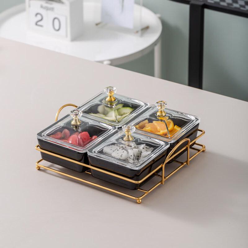 WUHE Melamine Divided Serving Platter