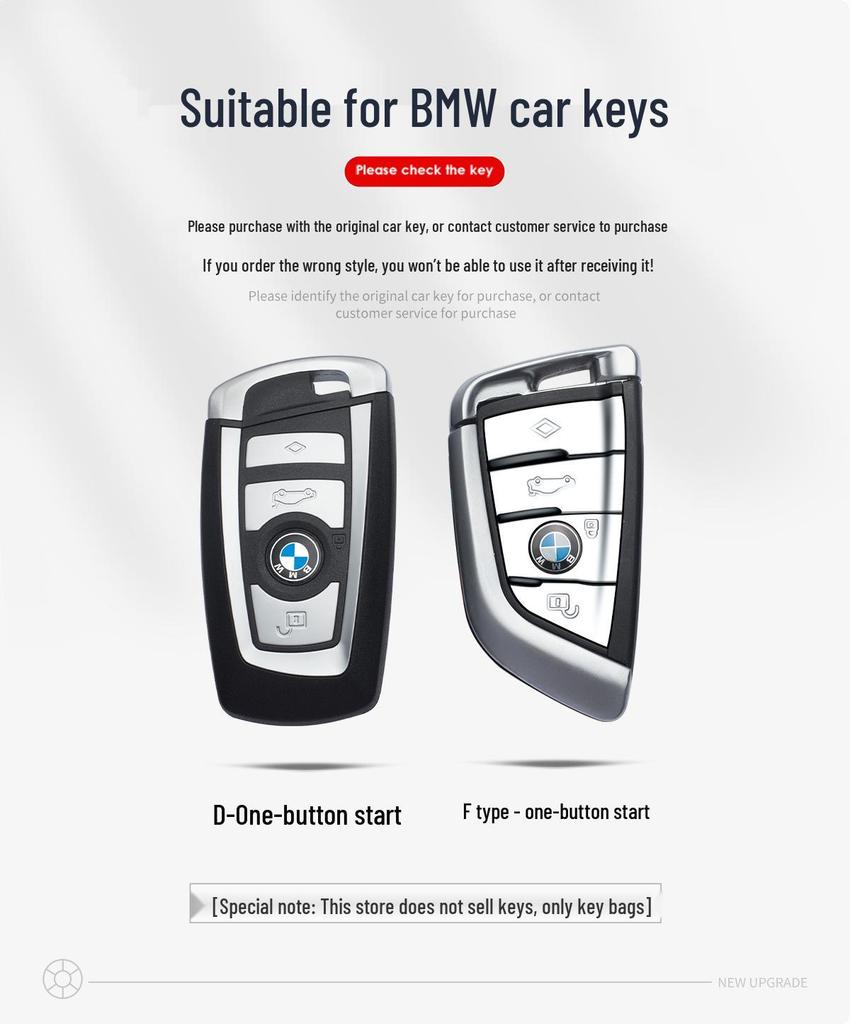 Protective Key Covers for BMW 7 Series, New 5 Series 530/X5/X7, and X6/i5 Minimalist iX.