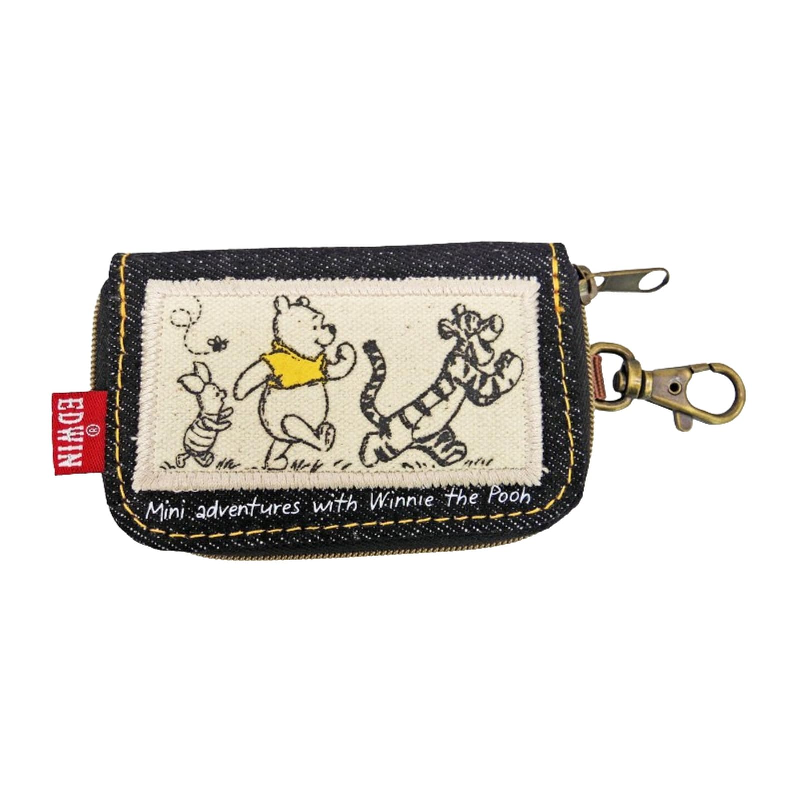 

Nakajima Corporation Winnie the PoohDenim Smart Key Case Friends H9.5×W5.5×D1cm 199713-24