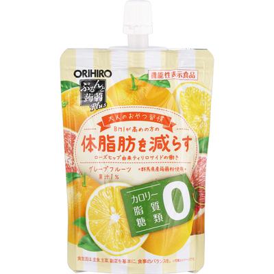 Orihiro Prandu Purunto Konnyaku Jelly Plunto Konnyaku Plus Grapefruitová příchuť 130g Ostatní (zkontrolujte zámky, čističe jazyka atd.) Želé Ostatní (zkontrolovat zámek