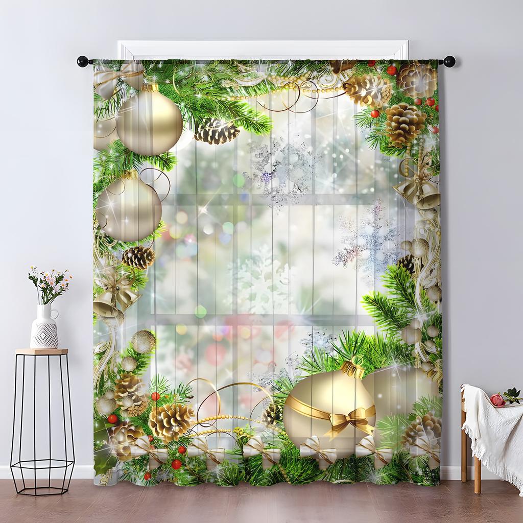 1pc Beautiful Blue Peacock Cartoon Sheer Curtain Suitable for Living Room, Bedroom, Dining Room, Hallway, Office, Gym, Kitchen