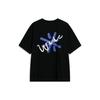Li Ning Wade Kollektion T-Shirts Unisex Schwarzer Rundhalsausschnitt Mittlere gerade Passform AHST335-1