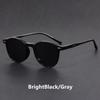 Fashion Sunglasses European and American Rivet Round Frame Korean Version Glasses Retro Square Sunglasses UV Protection