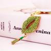 Chic Diamond Red Lips Keychain Pendant for Ladies' Bags