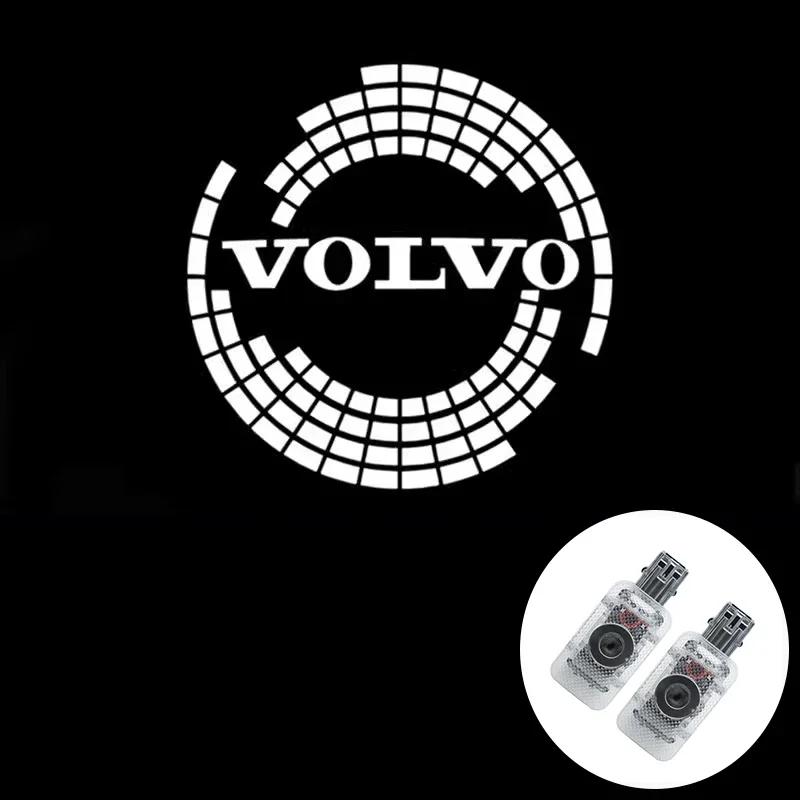 Lenkradabdeckungen Auto LED High-Definition Willkommenslicht Auto Projektionslampen Für Volvo ES90 EC40 EX40 EM90 XC90 V90 V60 XC60 V40