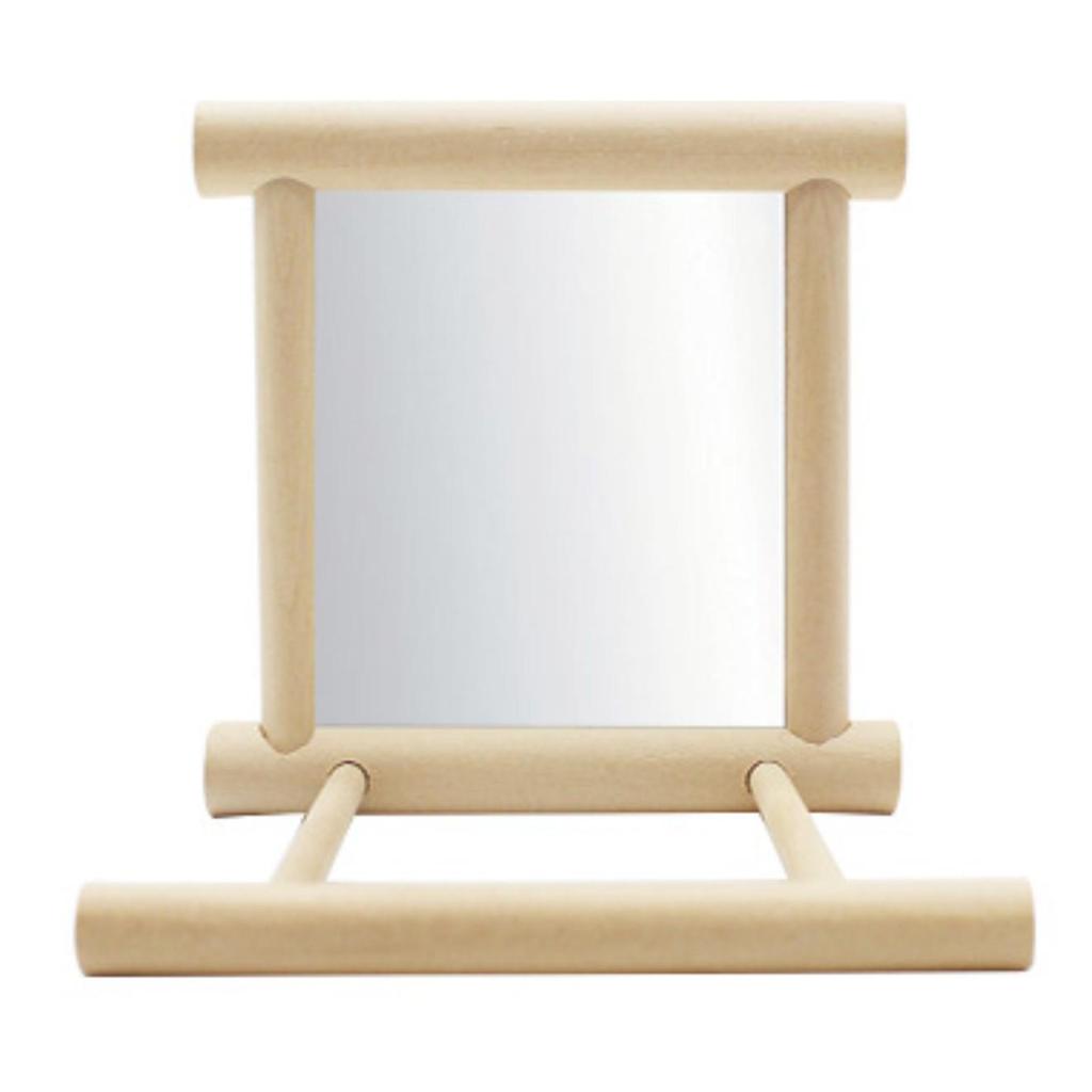 Parrot Toys Bird Toys Mirror: Round Bird Mirror