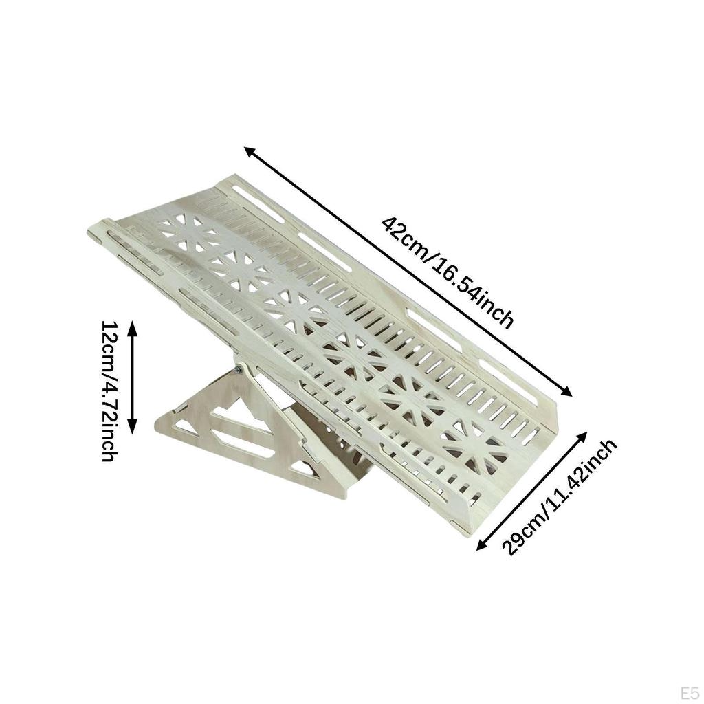 RC-Car-Brückenkletterszene, Requisite, Desktop-Hindernisrampe aus Holz für 1/24 Crawler