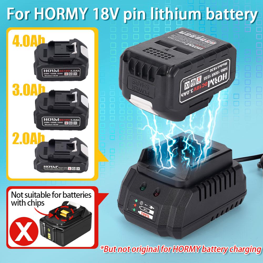 18v Lithium-Ion Battery Charger Fast Charging Electric Wrench Angle Grinder Charger Battery Charger Suitable For Charger