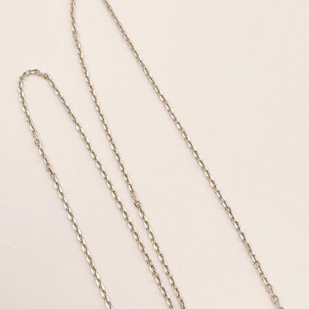 Used Star Jewelry Diamond Cross Necklace K18 WG