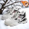 Men's shoes winter velvet high-top sports shoes trendy versatile thick-soled thickened warm cotton shoes outdoor
