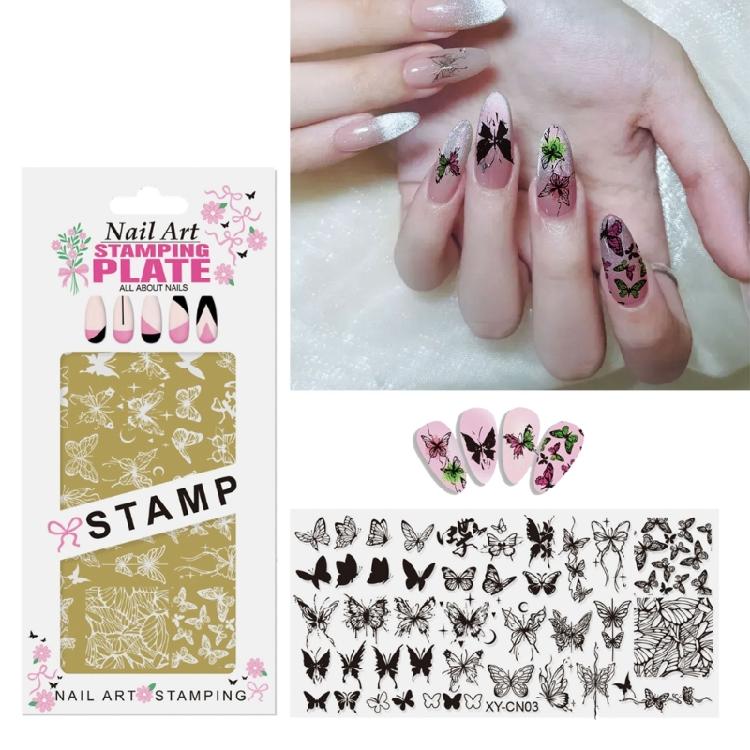 Long Lasting Metal Nail Design Stamp Reusable Template With Detailed Embossing For Gel And Regular Polish Users
